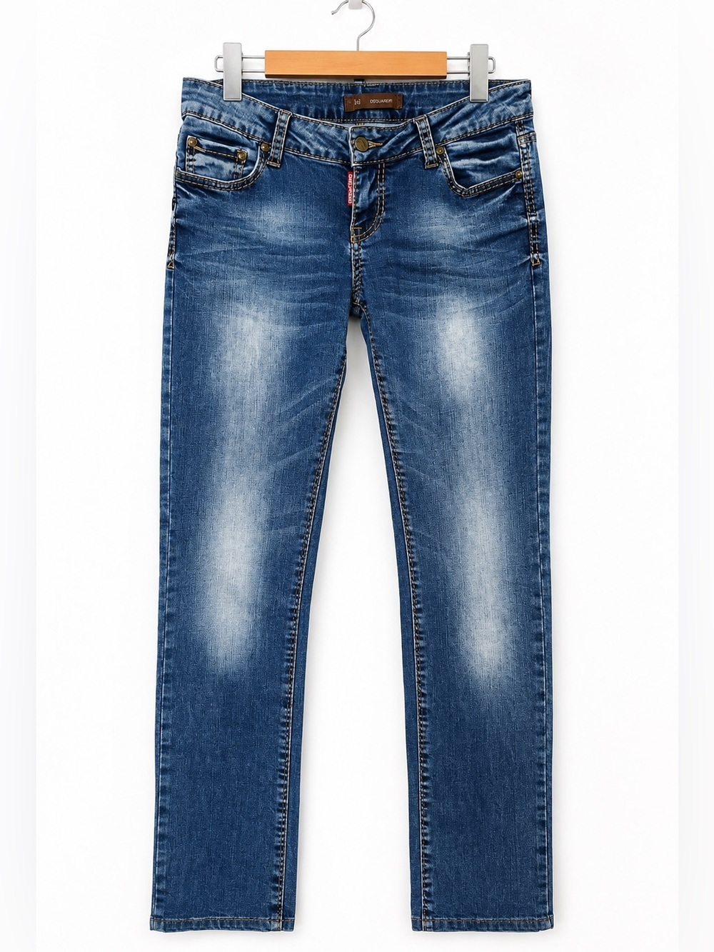 Dsquared² Y2K Low Rise Stretch Jeans Women’s 30 Made in Italy Denim